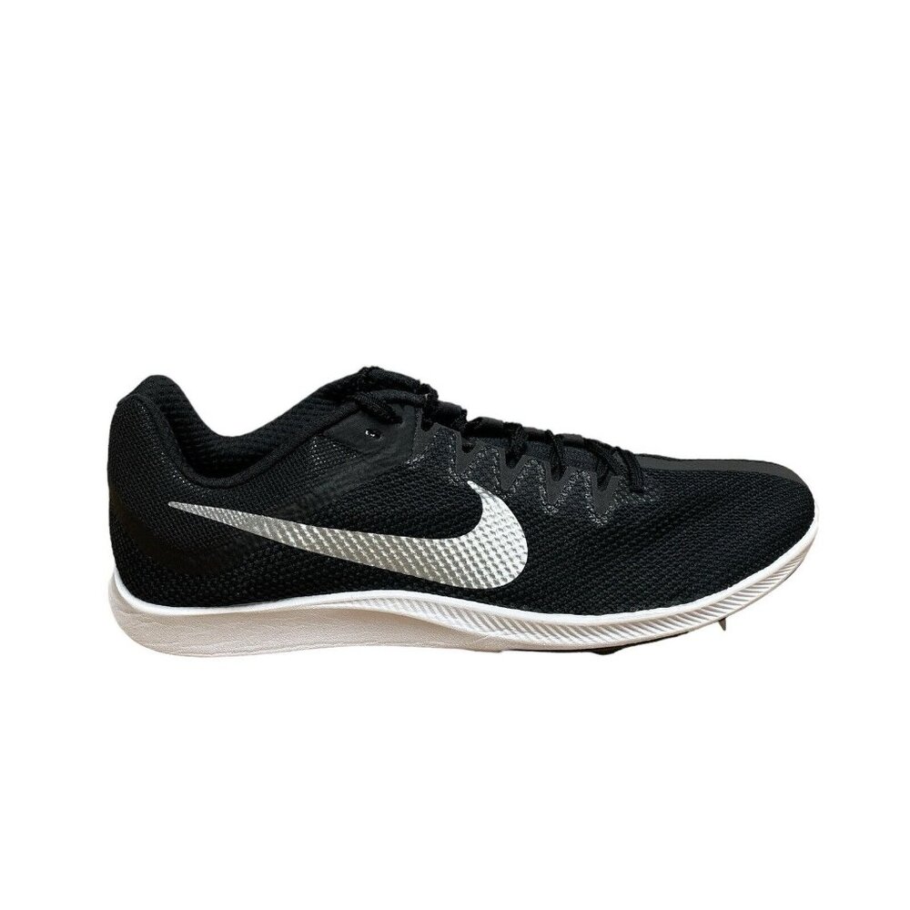 NIKE ZOOM RIVAL DISTANCE BLACK TRACK SPIKES DC8725-001 MENS SIZE 12.5 NEW BLACK